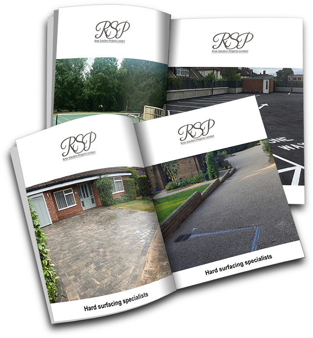 hard surfacing and landscaping brochures